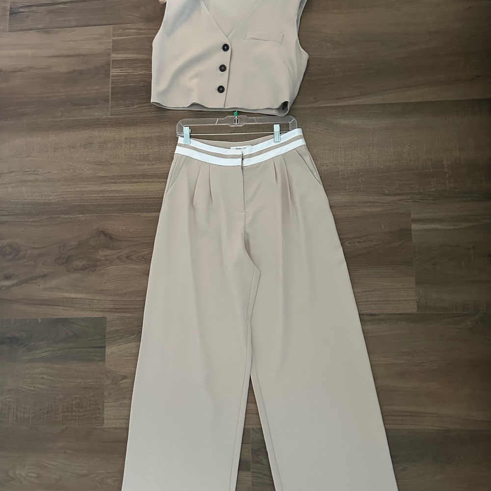 Mustard Seed Tan Wide Leg Pants & Jumpsuit Collection